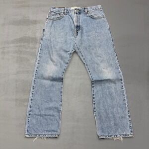 Vintage Levi's 517 Boot Cut Jeans Light Wash Blue Denim Men's 32 x 30